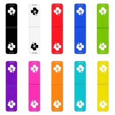 סימני לספרים בעיצוב אישי עם השם שלך בעיצוב פרח היביסקוס גדול הסמניה 13 × 2.5 ס"מ