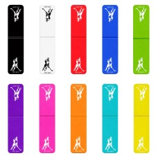 סימני לספרים בעיצוב אישי עם השם שלך בעיצוב שחקן הוקי גדול הסמניה 13 × 2.5 ס"מ