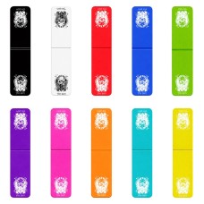 סימני לספרים בעיצוב אישי עם השם שלך בעיצוב רוקנרול גדול הסמניה 13 × 2.5 ס"מ