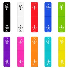 סימני לספרים בעיצוב אישי עם השם שלך בעיצוב סקלטון גדול הסמניה 13 × 2.5 ס"מ