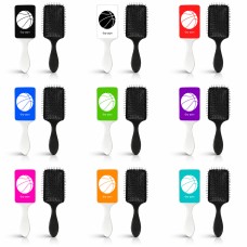 מסרק לשיער בעיצוב אישי עם השם שלך בעיצוב כדורסל גודל המסרק 21.5 × 6.8 ס"מ