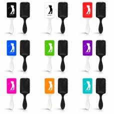 מסרק לשיער בעיצוב אישי עם השם שלך בעיצוב שחקן גולף גודל המסרק 21.5 × 6.8 ס"מ