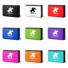 ארנק כרטיסי אשראי בעיצוב אישי עם השם שלך בעיצוב שחקן פולו - סוס גודל גודל ארנק כרטיסי אשראי 10 × 6.6 ס"מ