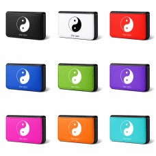 ארנק כרטיסי אשראי בעיצוב אישי עם השם שלך בעיצוב סמל יינג יאנג גודל גודל ארנק כרטיסי אשראי 10 × 6.6 ס"מ