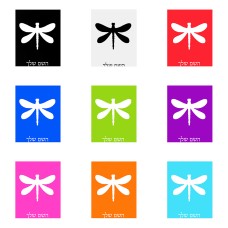 שלט אלומיניום גדול לחדר בעיצוב אישי עם השם שלך בעיצוב שפירית גודל השלט 20 × 25 ס"מ.