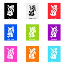 שלט אלומיניום גדול לחדר בעיצוב אישי עם השם שלך בעיצוב ארנב מחזיק גזר גודל השלט 20 × 25 ס"מ.