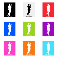 שלט אלומיניום גדול לחדר בעיצוב אישי עם השם שלך בעיצוב ג'יימס בונד גודל השלט 20 × 25 ס"מ.