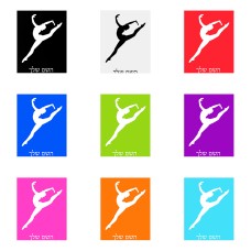 שלט אלומיניום גדול לחדר בעיצוב אישי עם השם שלך בעיצוב בלט גודל השלט 20 × 25 ס"מ.