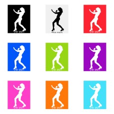 שלט אלומיניום גדול לחדר בעיצוב אישי עם השם שלך בעיצוב אישה מגוננת גודל השלט 20 × 25 ס"מ.