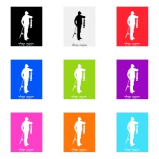 שלט אלומיניום גדול לחדר בעיצוב אישי עם השם שלך בעיצוב פישמן גודל השלט 20 × 25 ס"מ.