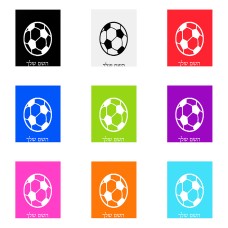 שלט אלומיניום גדול לחדר בעיצוב אישי עם השם שלך בעיצוב כדורגל כדור כדורגל גודל השלט 20 × 25 ס"מ.