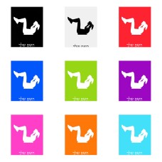 שלט אלומיניום גדול לחדר בעיצוב אישי עם השם שלך בעיצוב אישה מתאמנת גודל השלט 20 × 25 ס"מ.