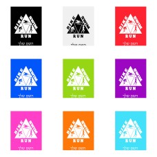 שלט אלומיניום גדול לחדר בעיצוב אישי עם השם שלך בעיצוב טריאתלון גודל השלט 20 × 25 ס"מ.