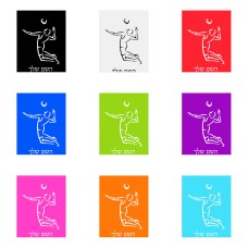 שלט אלומיניום גדול לחדר בעיצוב אישי עם השם שלך בעיצוב שחקן כדורעף גודל השלט 20 × 25 ס"מ.