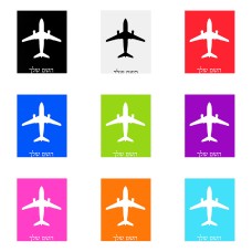 שלט אלומיניום גדול לחדר בעיצוב אישי עם השם שלך בעיצוב טייס - טייס גודל השלט 20 × 25 ס"מ.