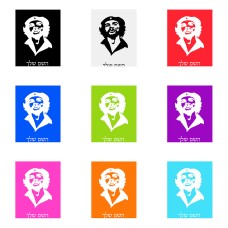 שלט אלומיניום גדול לחדר בעיצוב אישי עם השם שלך בעיצוב צ'ה גווארה גודל השלט 20 × 25 ס"מ.