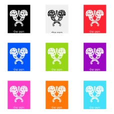 שלט אלומיניום גדול לחדר בעיצוב אישי עם השם שלך בעיצוב פרחי קרן גודל השלט 20 × 25 ס"מ.