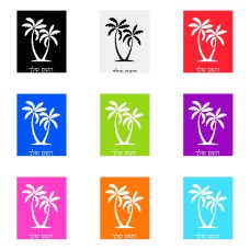 שלט אלומיניום גדול לחדר בעיצוב אישי עם השם שלך בעיצוב כפות ידיים גודל השלט 20 × 25 ס"מ.