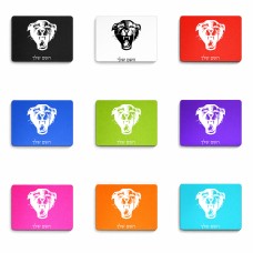 פד לעכבר בעיצוב אישי עם השם שלך בעיצוב פני פנטרה גודל הפד 22 × 18 ס"מ