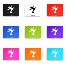 פד לעכבר בעיצוב אישי עם השם שלך בעיצוב צפרדע טרופית גודל הפד 22 × 18 ס"מ