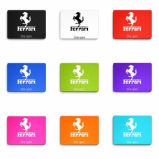 פד לעכבר בעיצוב אישי עם השם שלך בעיצוב פרארי גודל הפד 22 × 18 ס"מ