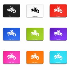 פד לעכבר בעיצוב אישי עם השם שלך בעיצוב הארלי-דיווידסון גודל הפד 22 × 18 ס"מ