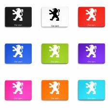 פד לעכבר בעיצוב אישי עם השם שלך בעיצוב פיג'ו גודל הפד 22 × 18 ס"מ