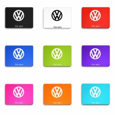 פד לעכבר בעיצוב אישי עם השם שלך בעיצוב פולקסווגן גודל הפד 22 × 18 ס"מ