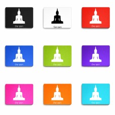 פד לעכבר בעיצוב אישי עם השם שלך בעיצוב בודה גודל הפד 22 × 18 ס"מ