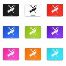 פד לעכבר בעיצוב אישי עם השם שלך בעיצוב מעצב שיער גודל הפד 22 × 18 ס"מ