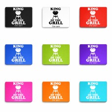 פד לעכבר בעיצוב אישי עם השם שלך בעיצוב מלך הגריל גודל הפד 22 × 18 ס"מ