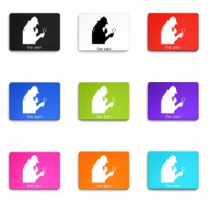 פד לעכבר בעיצוב אישי עם השם שלך בעיצוב בתים של שרלוק גודל הפד 22 × 18 ס"מ