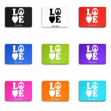 פד לעכבר בעיצוב אישי עם השם שלך בעיצוב אהבה גודל הפד 22 × 18 ס"מ