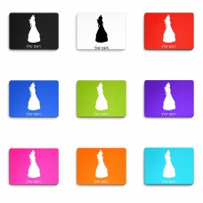 פד לעכבר בעיצוב אישי עם השם שלך בעיצוב נסיכה גודל הפד 22 × 18 ס"מ