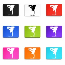 פד לעכבר בעיצוב אישי עם השם שלך בעיצוב ברייקדאנס גודל הפד 22 × 18 ס"מ