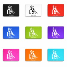 פד לעכבר בעיצוב אישי עם השם שלך בעיצוב קאוגירל גודל הפד 22 × 18 ס"מ