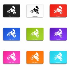 פד לעכבר בעיצוב אישי עם השם שלך בעיצוב מוטוקרוס גודל הפד 22 × 18 ס"מ