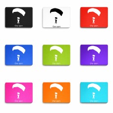 פד לעכבר בעיצוב אישי עם השם שלך בעיצוב צניחה חופשית גודל הפד 22 × 18 ס"מ