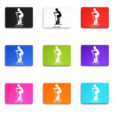 פד לעכבר בעיצוב אישי עם השם שלך בעיצוב אימון ספינינג - אישה גודל הפד 22 × 18 ס"מ