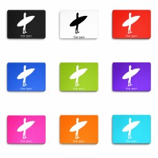 פד לעכבר בעיצוב אישי עם השם שלך בעיצוב גלישה - גלישה גודל הפד 22 × 18 ס"מ