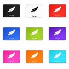 פד לעכבר בעיצוב אישי עם השם שלך בעיצוב נוצת נוצה גודל הפד 22 × 18 ס"מ