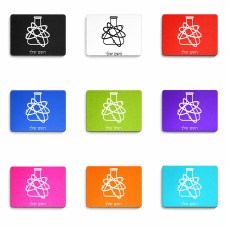 פד לעכבר בעיצוב אישי עם השם שלך בעיצוב מעבדה גודל הפד 22 × 18 ס"מ