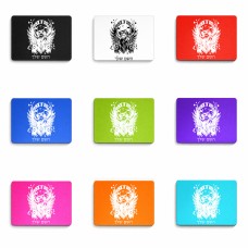 פד לעכבר בעיצוב אישי עם השם שלך בעיצוב רוקנרול גודל הפד 22 × 18 ס"מ