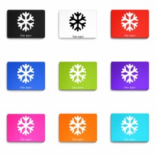 פד לעכבר בעיצוב אישי עם השם שלך בעיצוב שלג גודל הפד 22 × 18 ס"מ