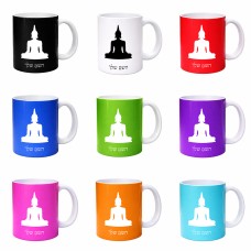 ספל תה \ קפה בעיצוב אישי עם השם שלך בעיצוב בודה גודל הספל 325 מ"ל