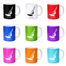 ספל תה \ קפה בעיצוב אישי עם השם שלך בעיצוב לגלוש - גלישה - שייט גודל הספל 325 מ"ל