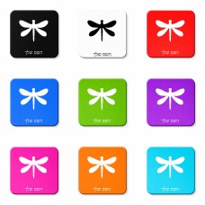 מגנט למקרר בעיצוב אישי עם השם שלך בעיצוב שפירית גודל המגנט 6.5 × 6.5 ס"מ