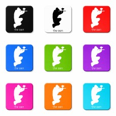 מגנט למקרר בעיצוב אישי עם השם שלך בעיצוב שחקן כאב כדור גודל המגנט 6.5 × 6.5 ס"מ