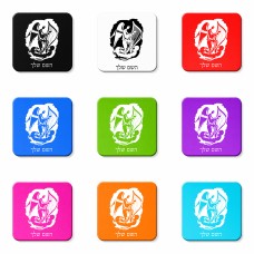 מגנט למקרר בעיצוב אישי עם השם שלך בעיצוב אנג'ל מוזיקלי גודל המגנט 6.5 × 6.5 ס"מ