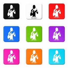 מגנט למקרר בעיצוב אישי עם השם שלך בעיצוב אגרוף גודל המגנט 6.5 × 6.5 ס"מ